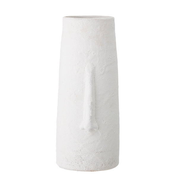 white terracotta vase, bloomingville, 
